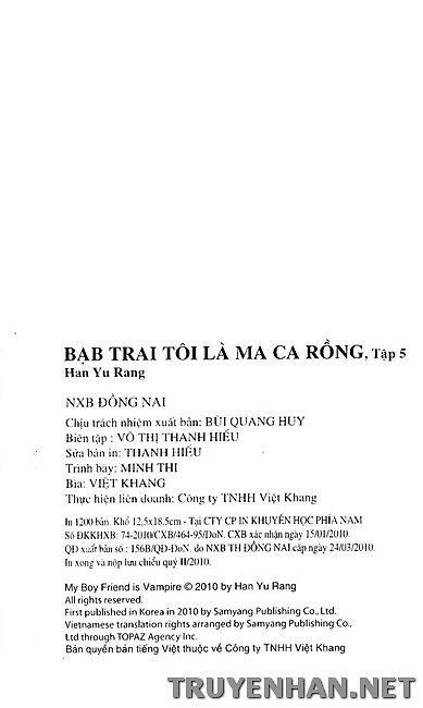 Bạn Trai Tôi Là Ma Cà Rồng: Chapter 25