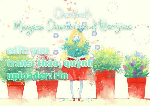 Megane Danshi wo Hitorijime: Chapter 1: One shot