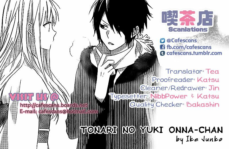 Tonari no Yuki Onna-chan: Chapter 1: One shot