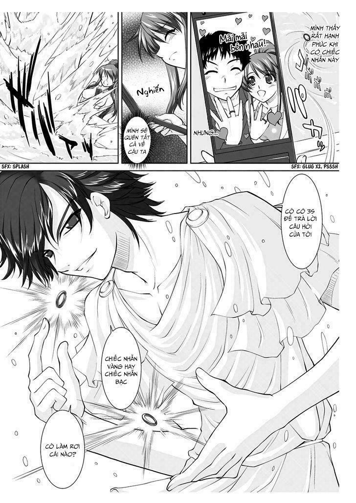 Ero Meruhen Kin no Yubiwa to Gin no Yuibiwa - Shokushu na Bathroom: Chapter 1: One shot