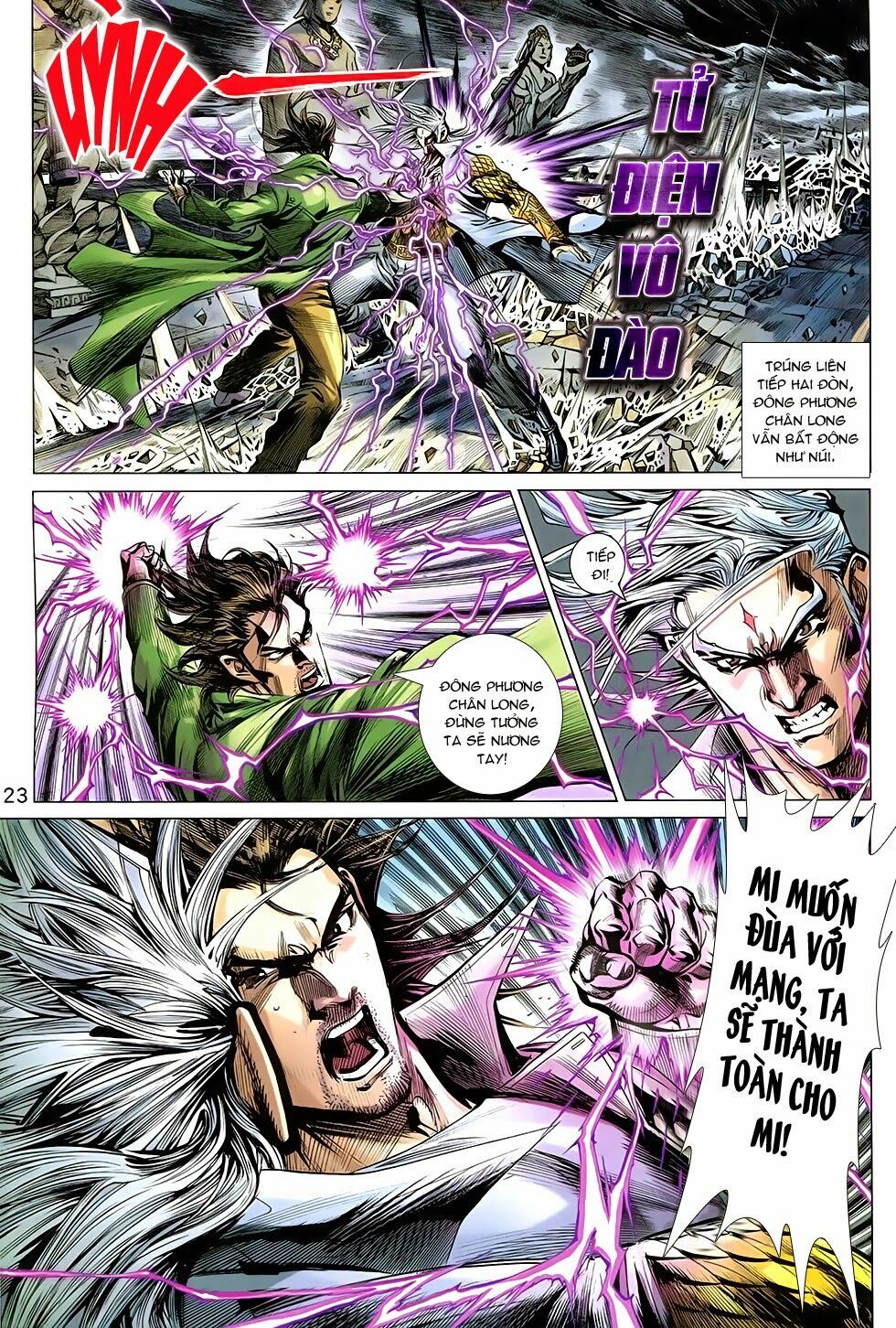 Đông Phương Chân Long: Chapter 35: Bia quyền