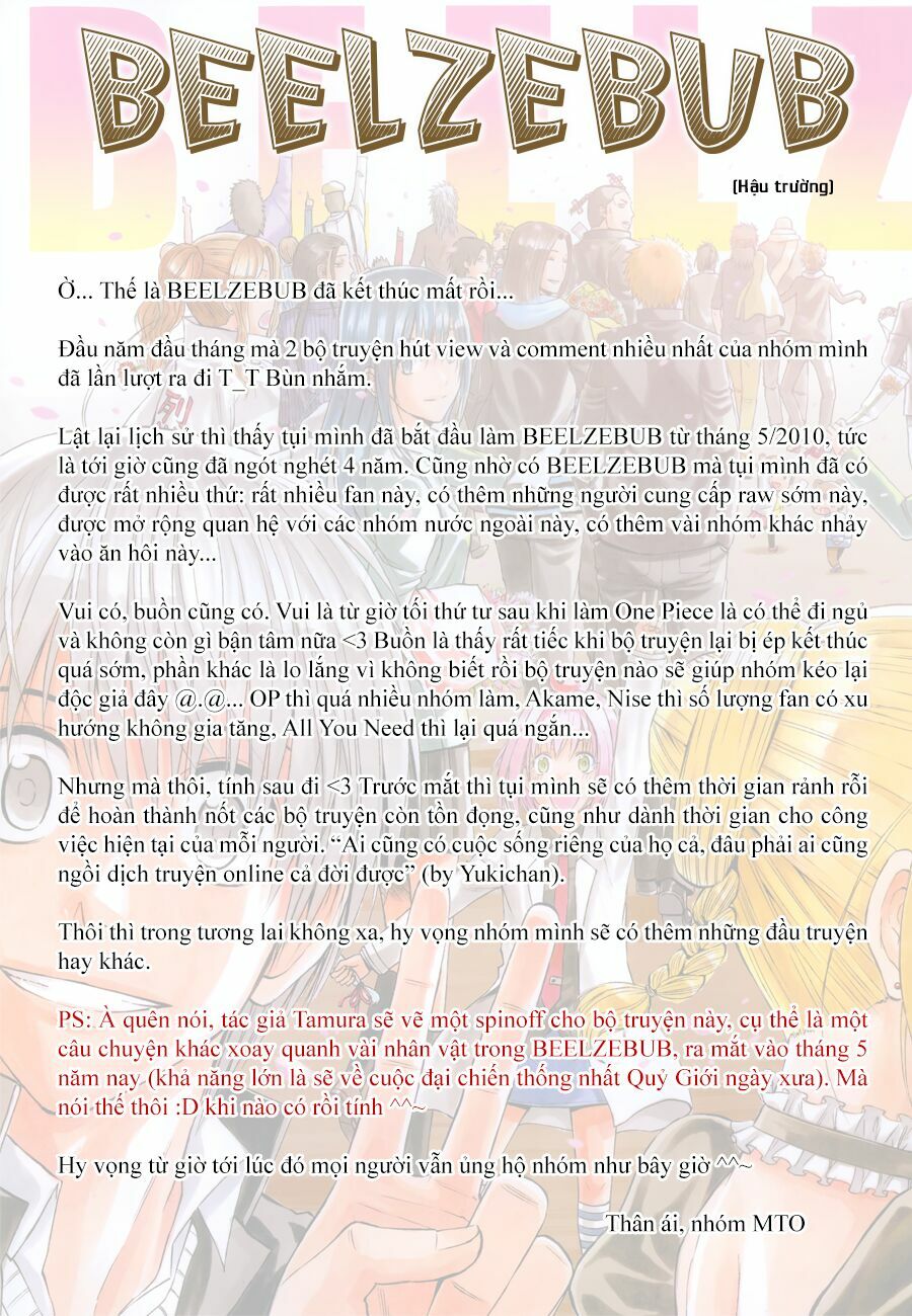 Beelzebub - Vua Quỷ: Chapter 240.7: - last good babu ( Final chapter)