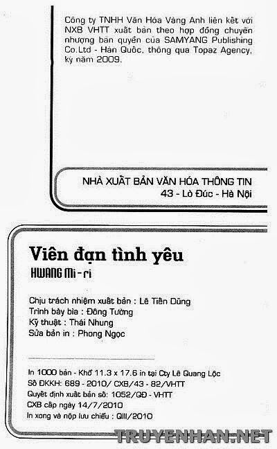 Viên đạn tình yêu: Chapter 2