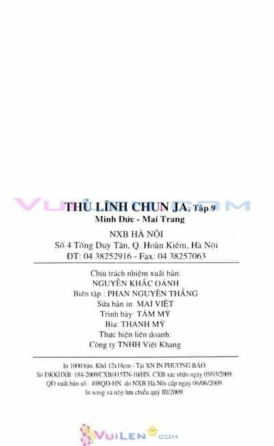 Thủ Lĩnh Chunja: Chapter 9