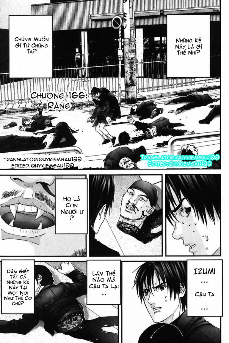 Gantz: Chapter 166: Răng