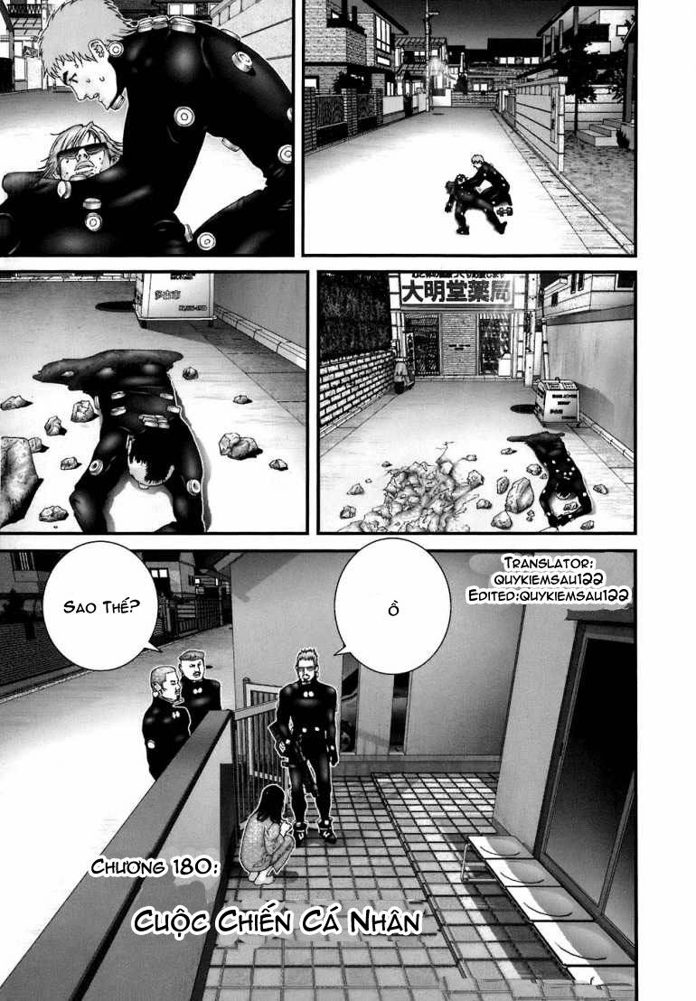 Gantz: Chapter 180: Cuộc chiến cá nhân