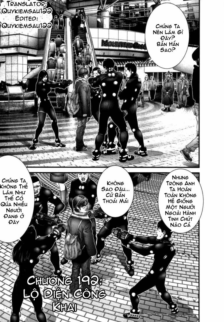 Gantz: Chapter 192: Lộ diện công khai