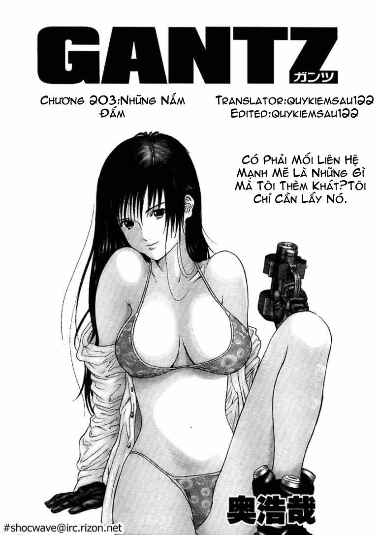 Gantz: Chapter 203: Những nắm đấm