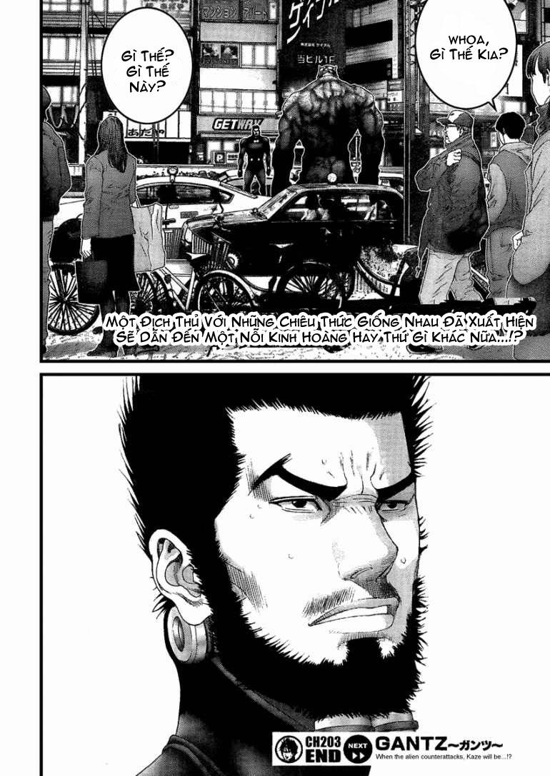 Gantz: Chapter 203: Những nắm đấm