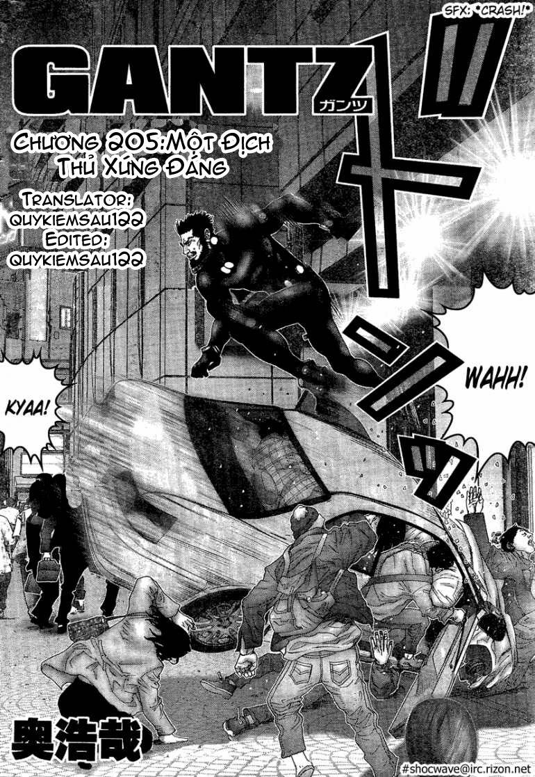 Gantz: Chapter 205: Một địch thủ xứng đáng