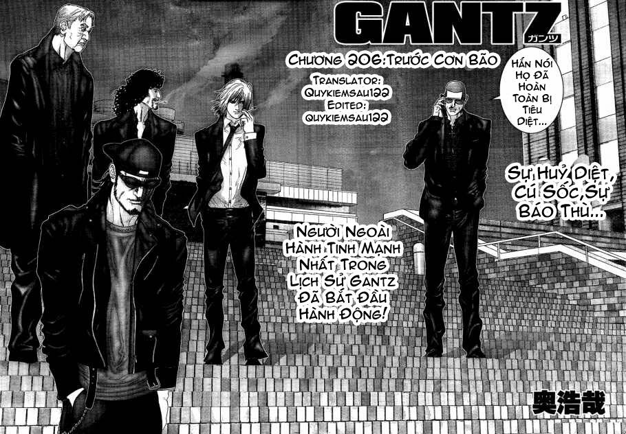 Gantz: Chapter 206: Trước cơn bão