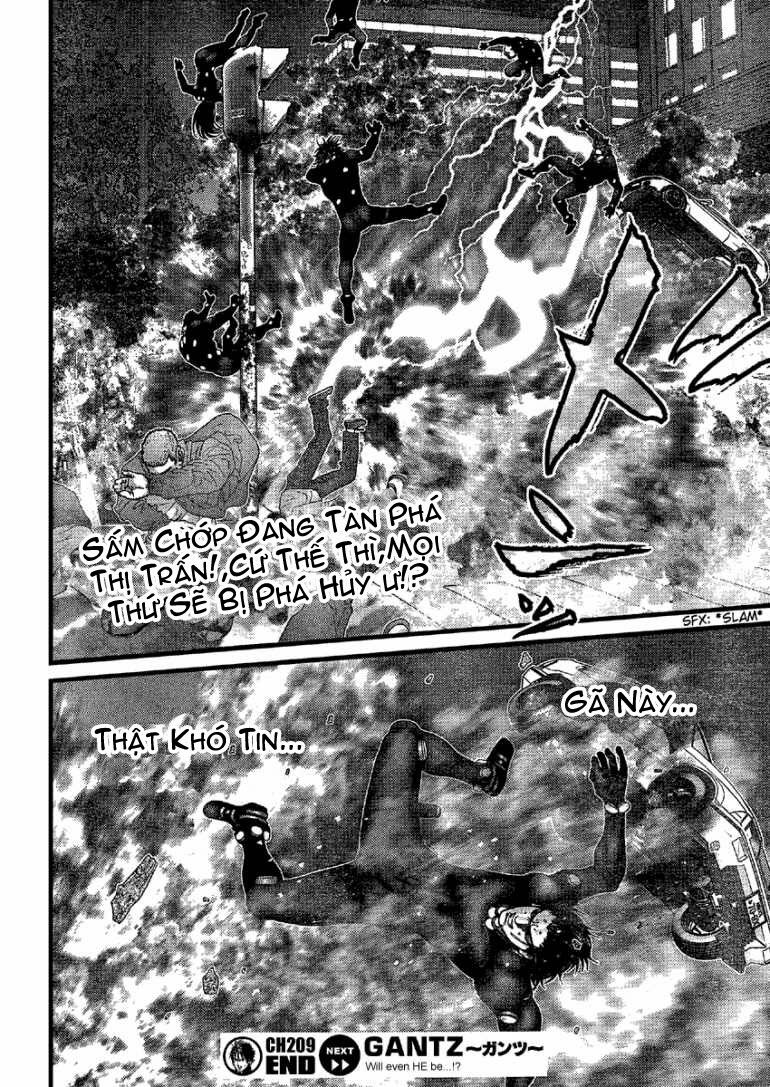Gantz: Chapter 209: Lời tuyên bố hủy diệt loài ...