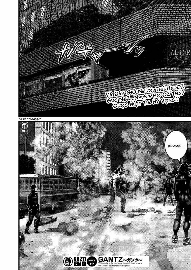 Gantz: Chapter 211: Điều mà cậu ta thấy