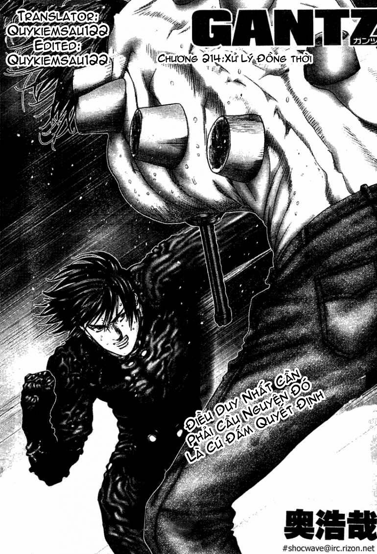 Gantz: Chapter 214: Xử lý đồng thời