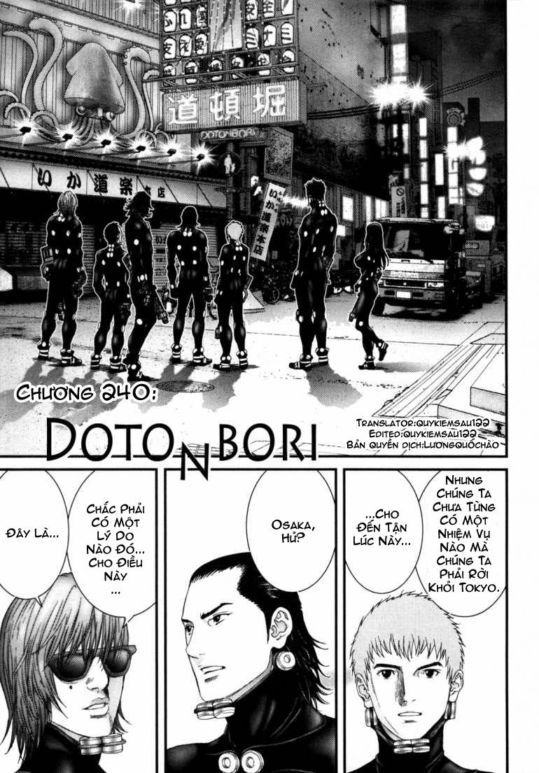 Gantz: Chapter 240: Dootonbori