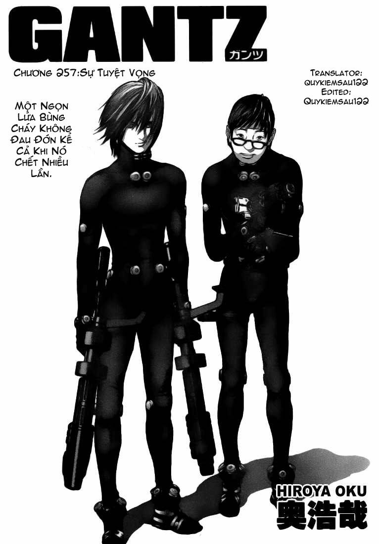 Gantz: Chapter 257: Sự tuyệt vọng