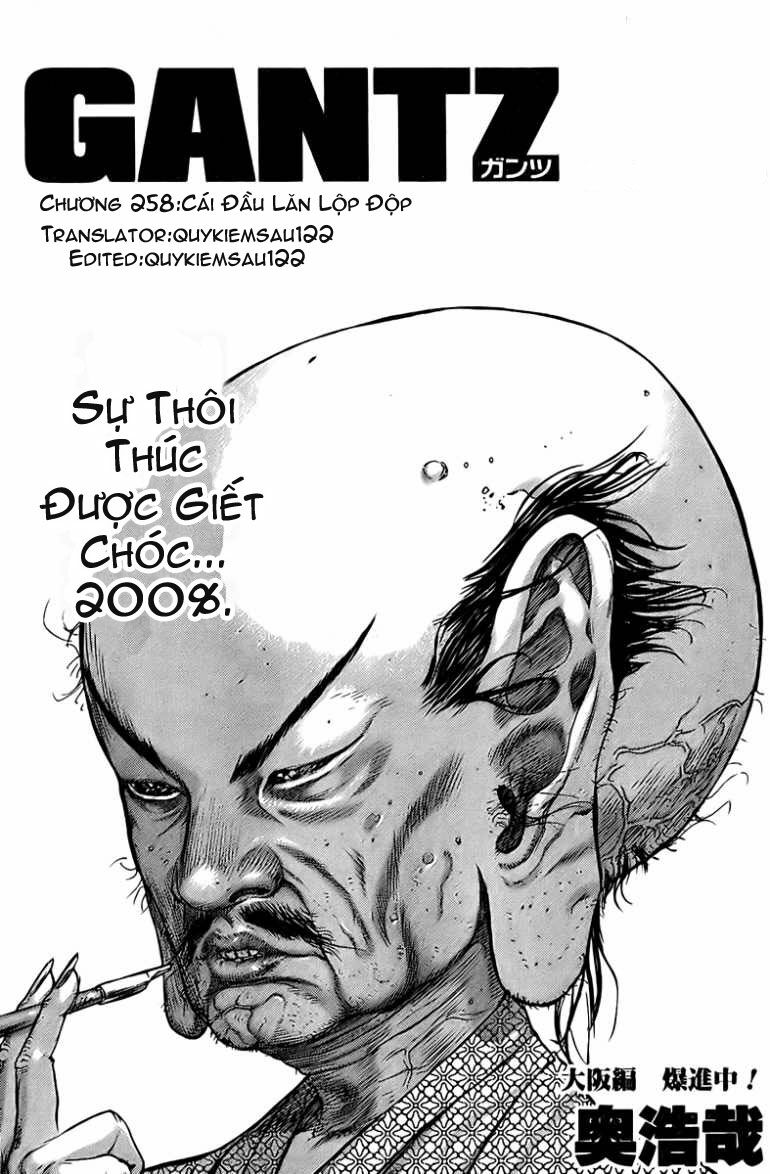 Gantz: Chapter 258: Cái đầu lăn lộp độp