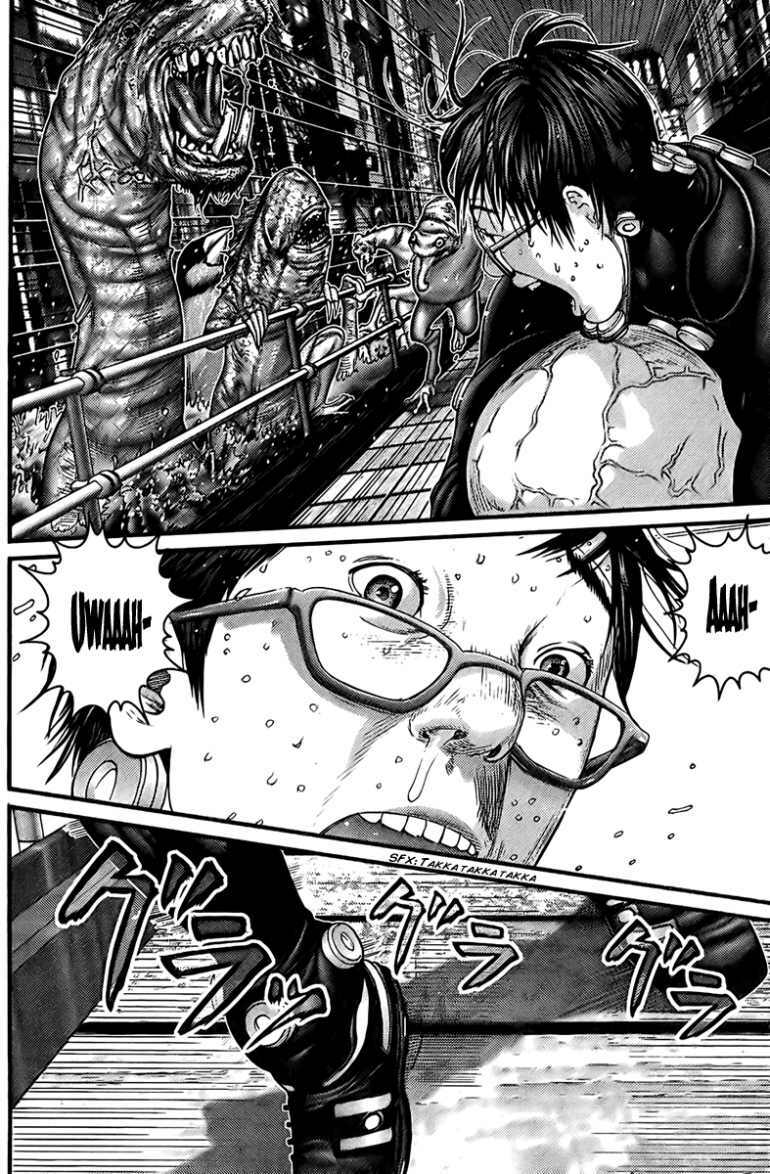 Gantz: Chapter 258: Cái đầu lăn lộp độp