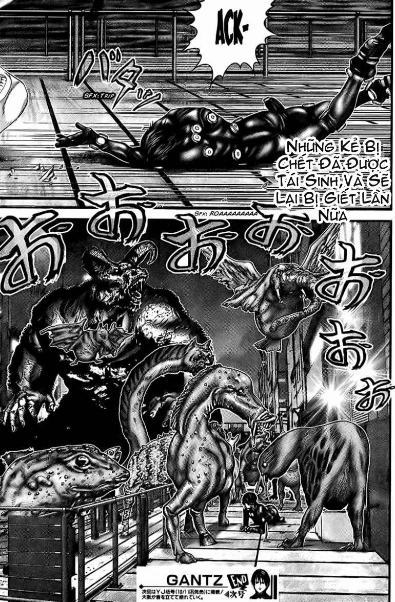 Gantz: Chapter 258: Cái đầu lăn lộp độp