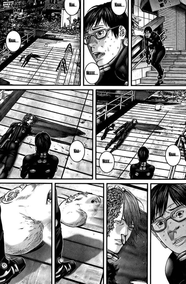 Gantz: Chapter 258: Cái đầu lăn lộp độp