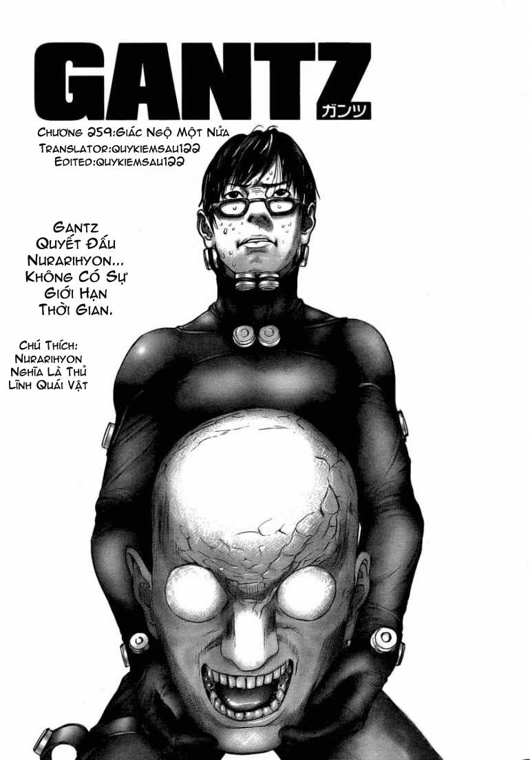 Gantz: Chapter 259: Giác ngộ một nửa