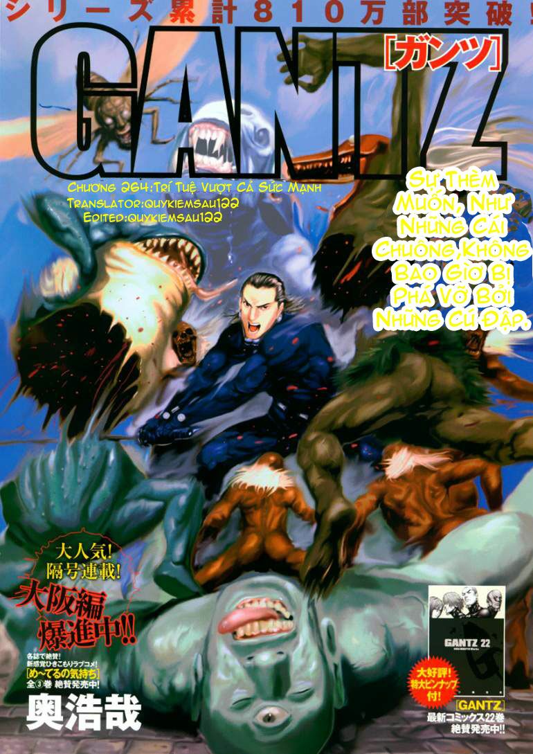Gantz: Chapter 264: Trí tuệ vượt cả sức mạnh