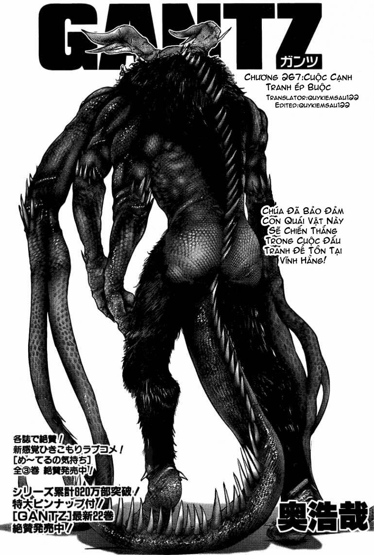Gantz: Chapter 267: Cuộc cạnh tranh ép buộc