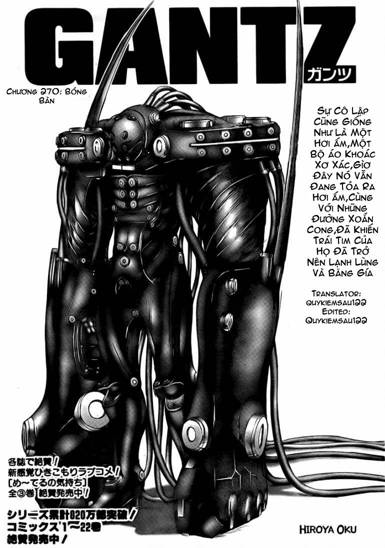 Gantz: Chapter 270: Bóng bàn
