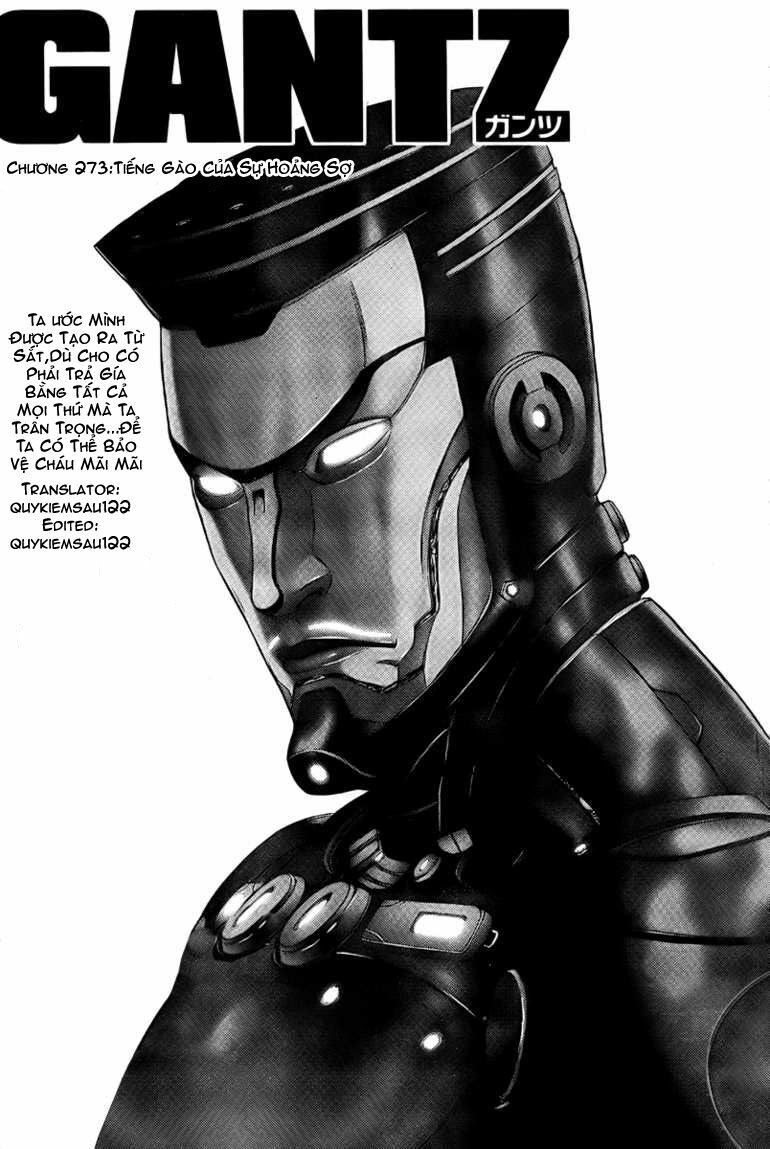 Gantz: Chapter 273: Tiếng gào của sự hoảng sợ