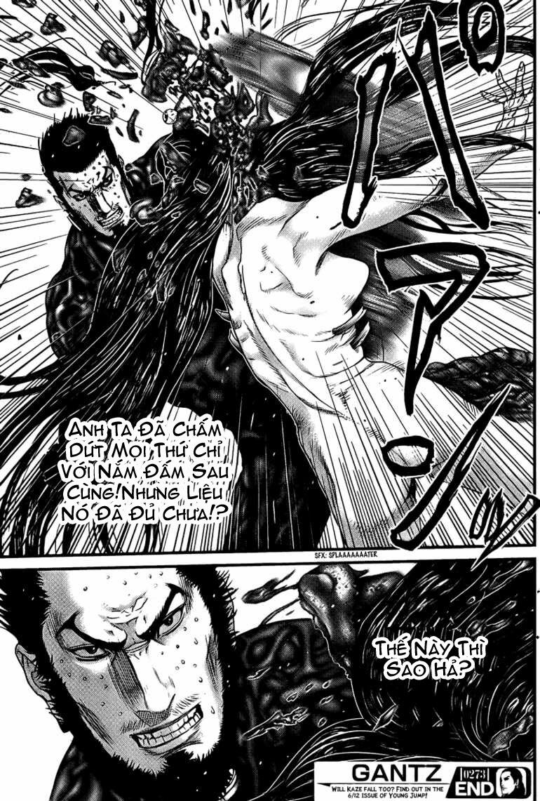 Gantz: Chapter 273: Tiếng gào của sự hoảng sợ