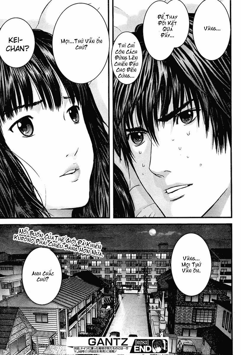 Gantz: Chapter 283: Cuộc gặp gỡ tuyệt vọng