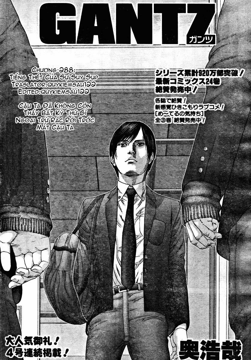 Gantz: Chapter 288: Tiếng thét của sự suy sụp