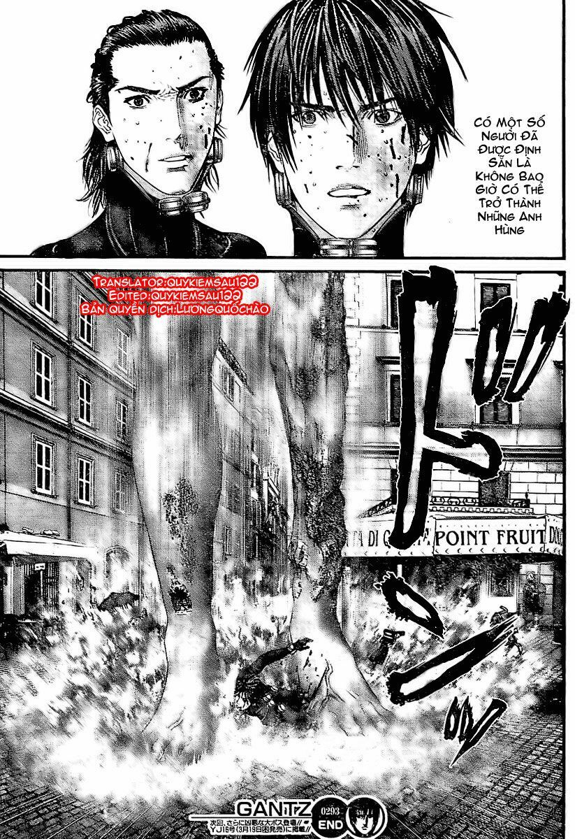 Gantz: Chapter 293: Cái giá của lòng dũng cảm
