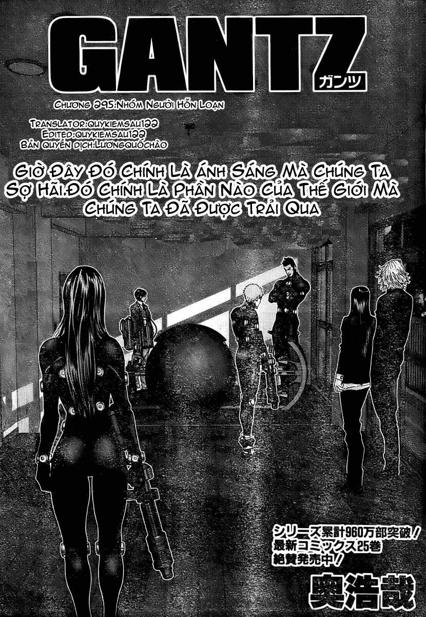 Gantz: Chapter 295: Nhóm người hỗn loạn
