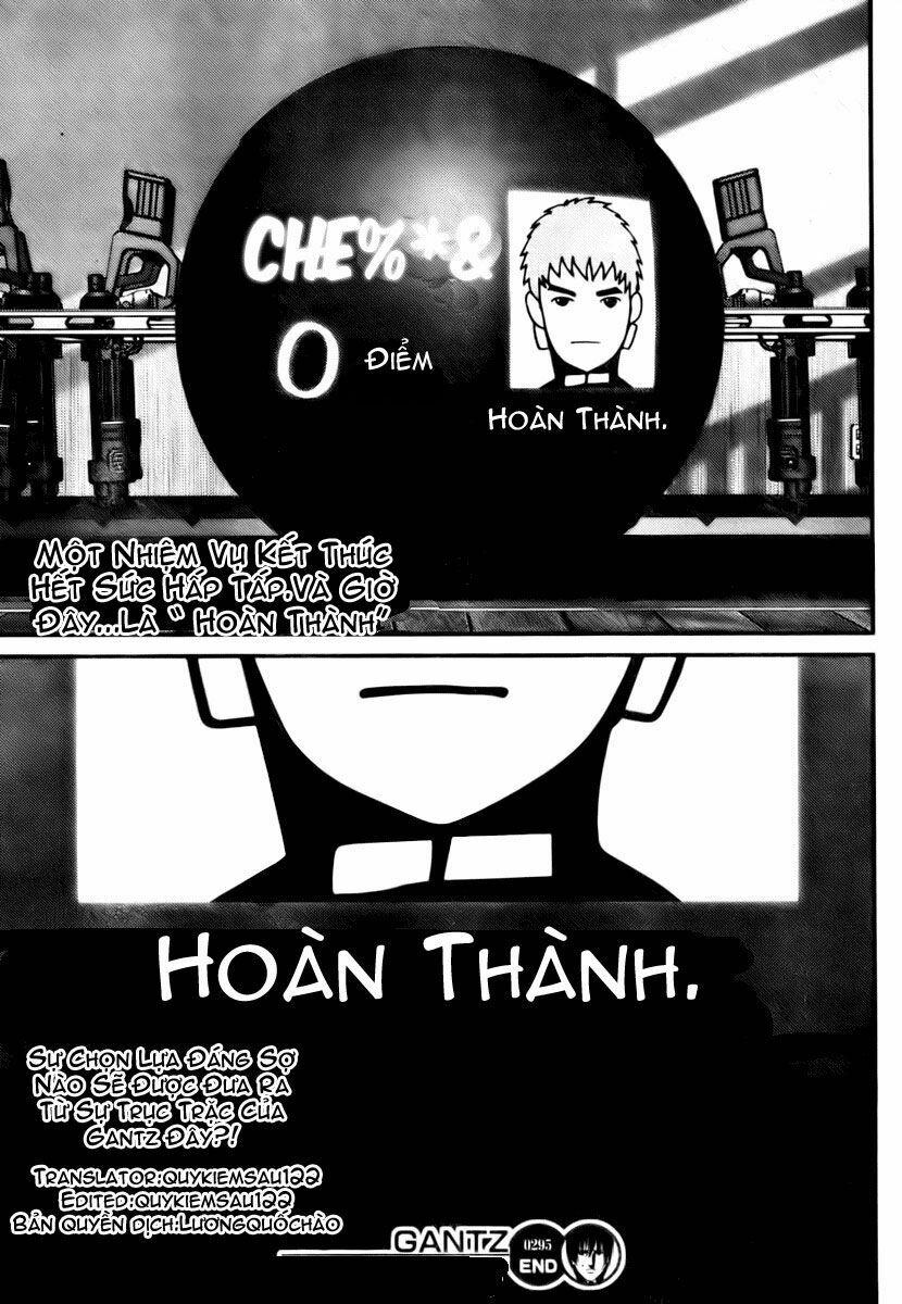 Gantz: Chapter 295: Nhóm người hỗn loạn