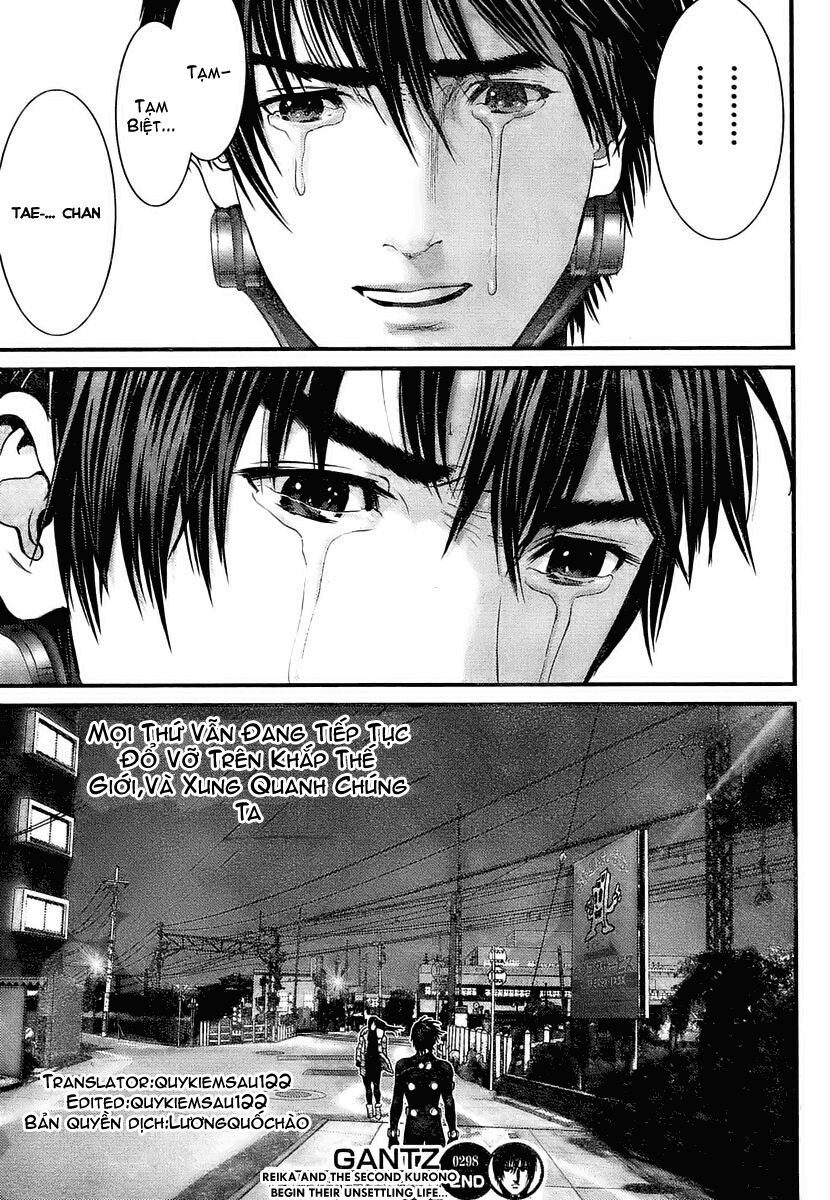 Gantz: Chapter 298: Sự đề phòng bị bóp méo cùng ...