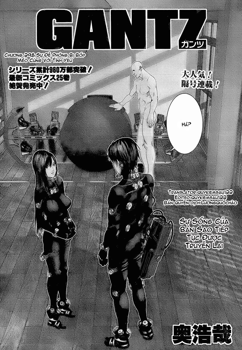 Gantz: Chapter 298: Sự đề phòng bị bóp méo cùng ...