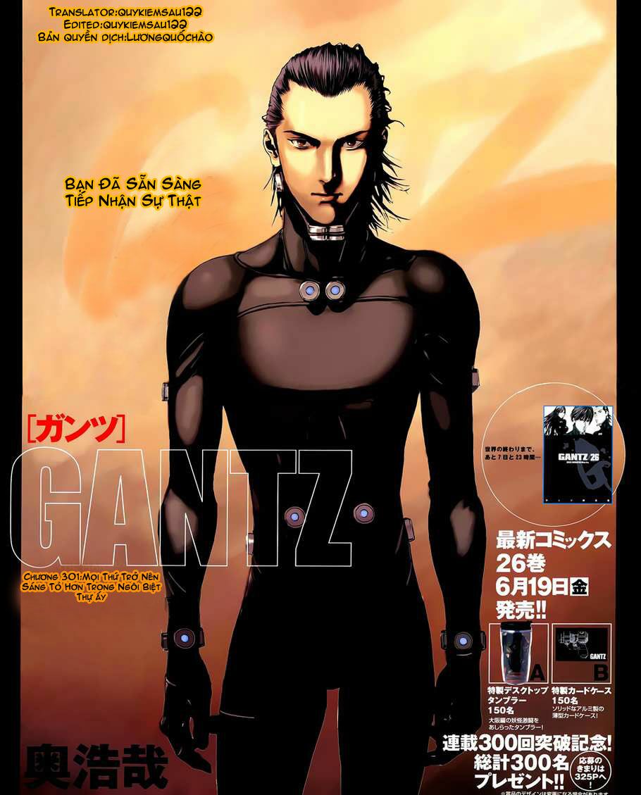 Gantz: Chapter 301: Mọi thứ trở nên sáng tỏ hơn ...