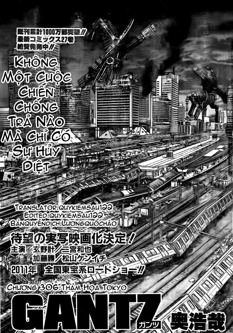 Gantz: Chapter 306: Thảm họa Tokyo