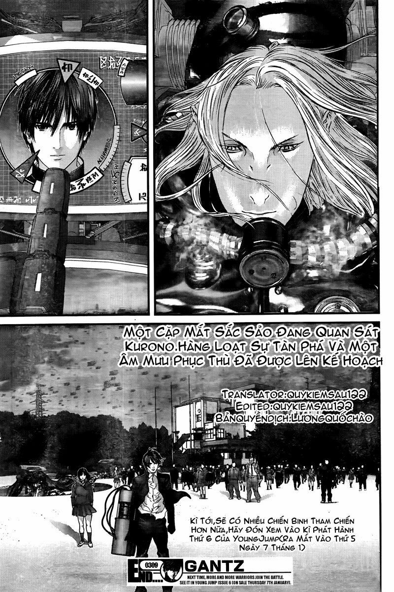 Gantz: Chapter 309: Quyết tâm phản công