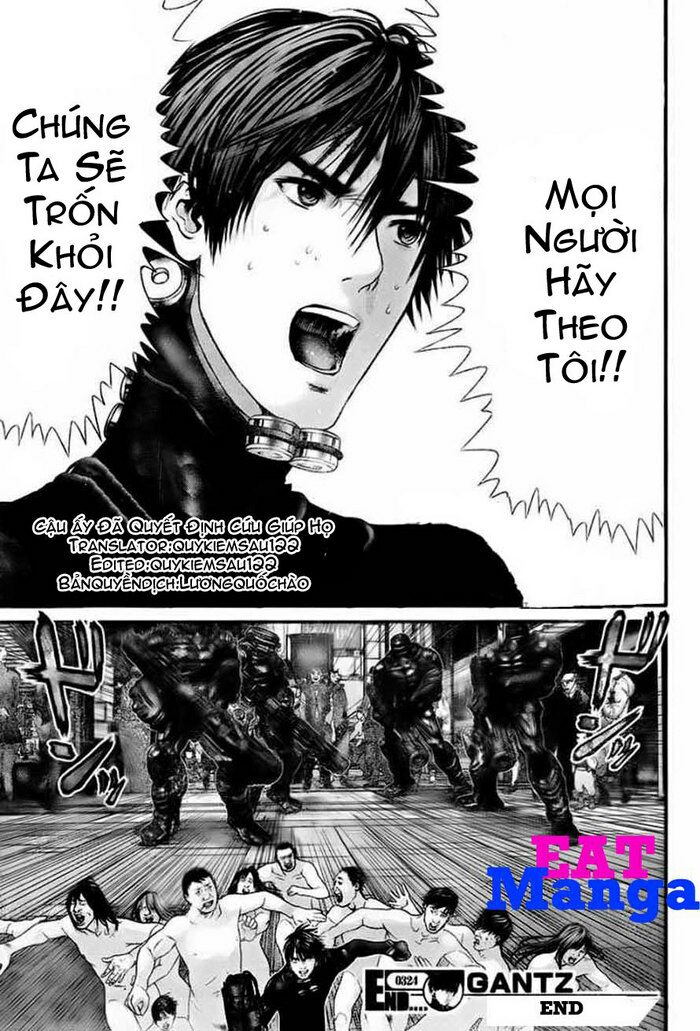 Gantz: Chapter 324: Sự lựa chọn của kẻ sáng ...