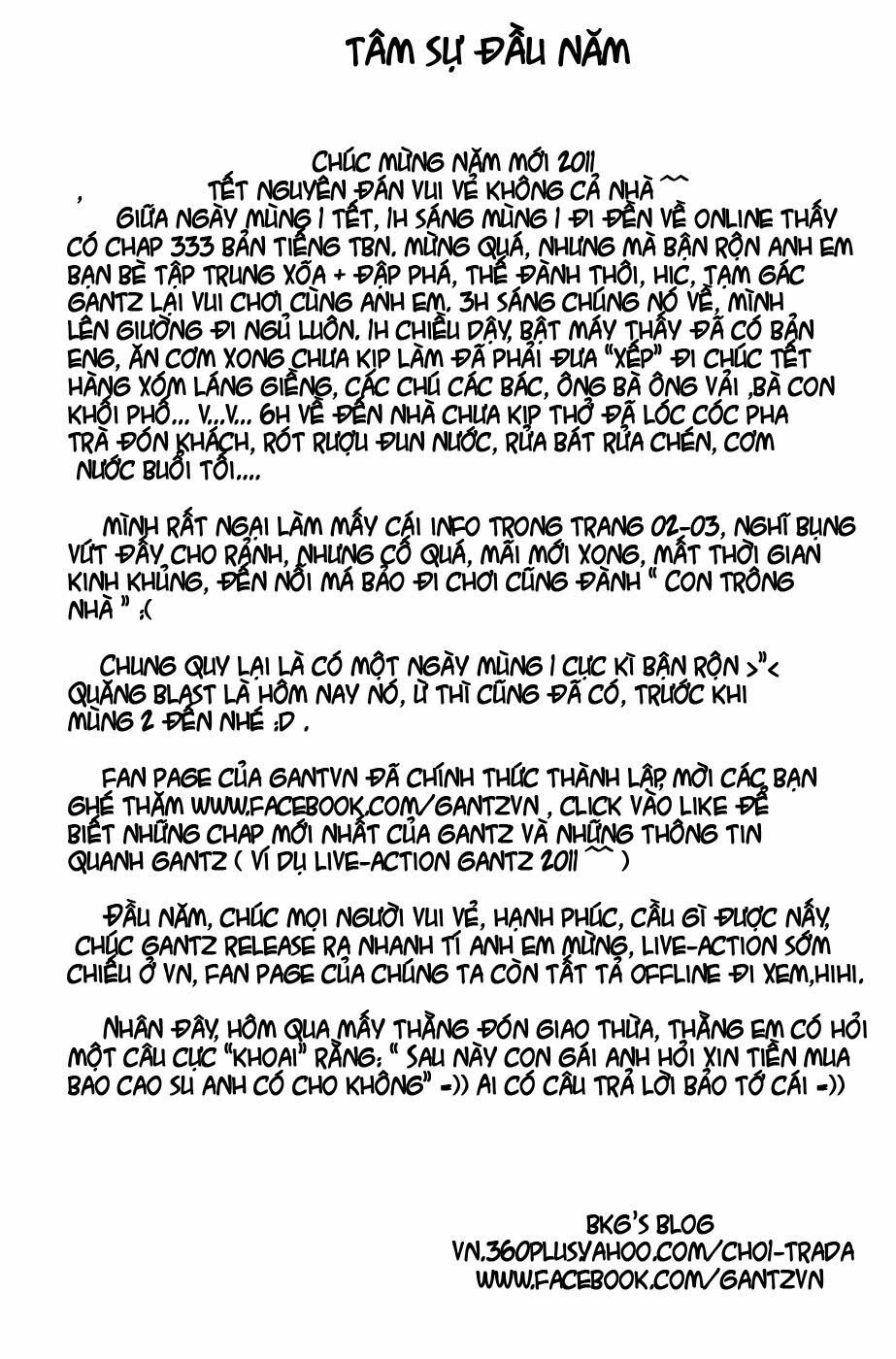 Gantz: Chapter 333