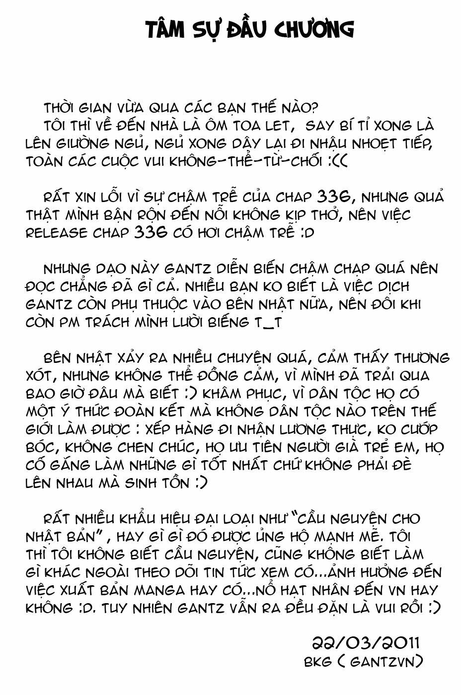 Gantz: Chapter 336