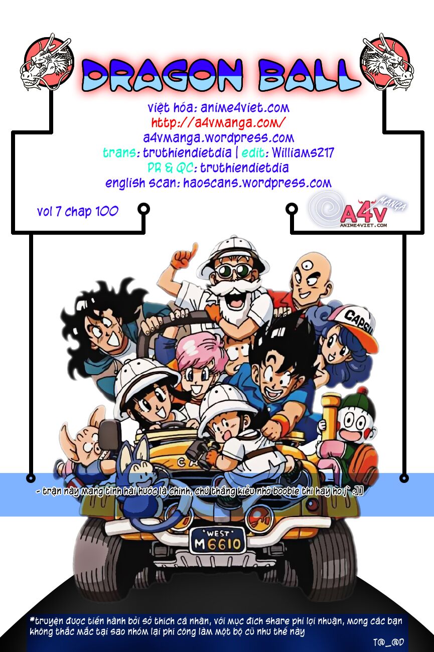Dragon Ball - Bảy Viên Ngọc Rồng: Chapter 100