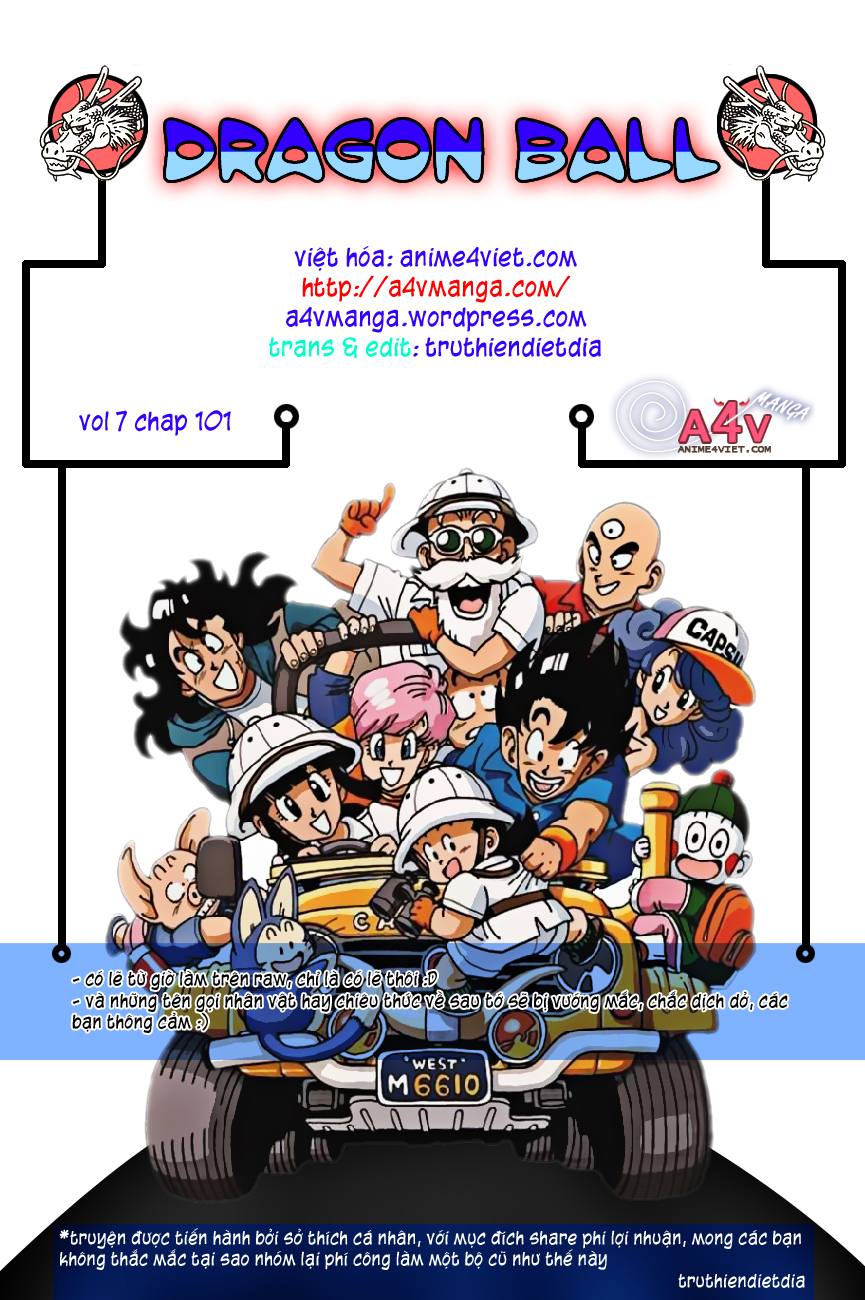 Dragon Ball - Bảy Viên Ngọc Rồng: Chapter 101