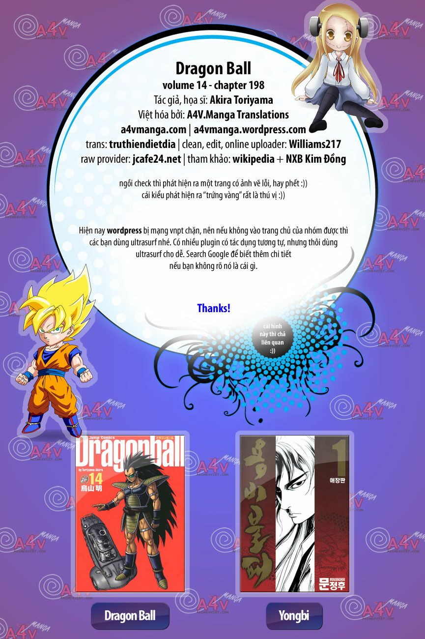 Dragon Ball - Bảy Viên Ngọc Rồng: Chapter 197