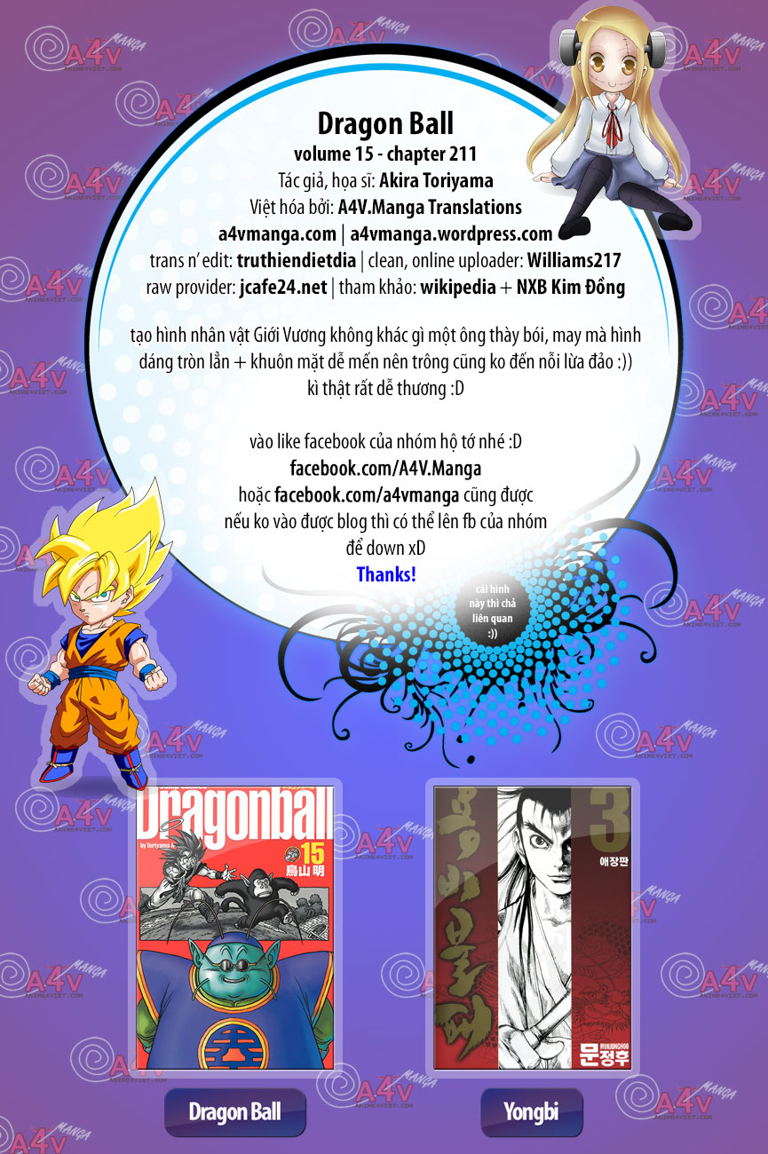 Dragon Ball - Bảy Viên Ngọc Rồng: Chapter 211
