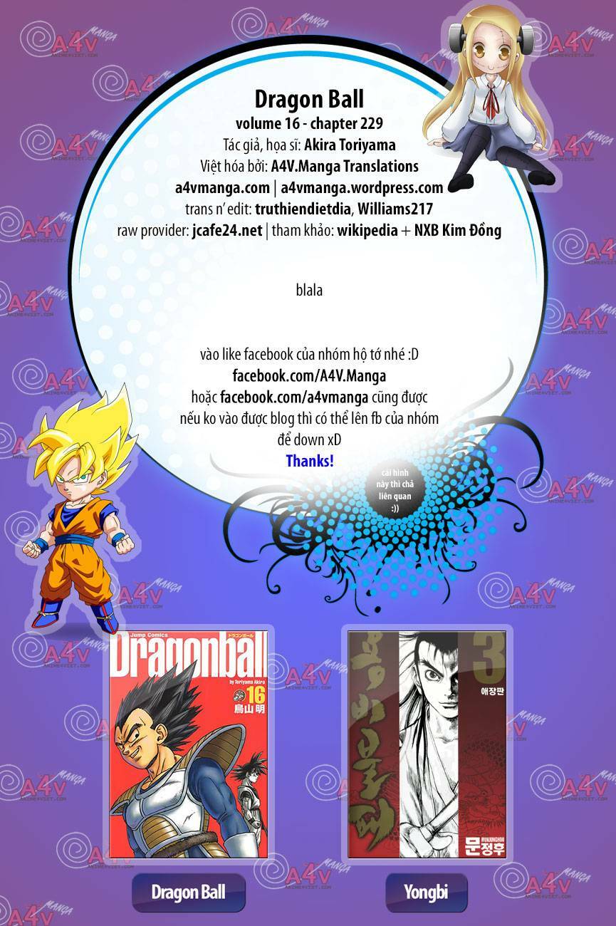 Dragon Ball - Bảy Viên Ngọc Rồng: Chapter 229