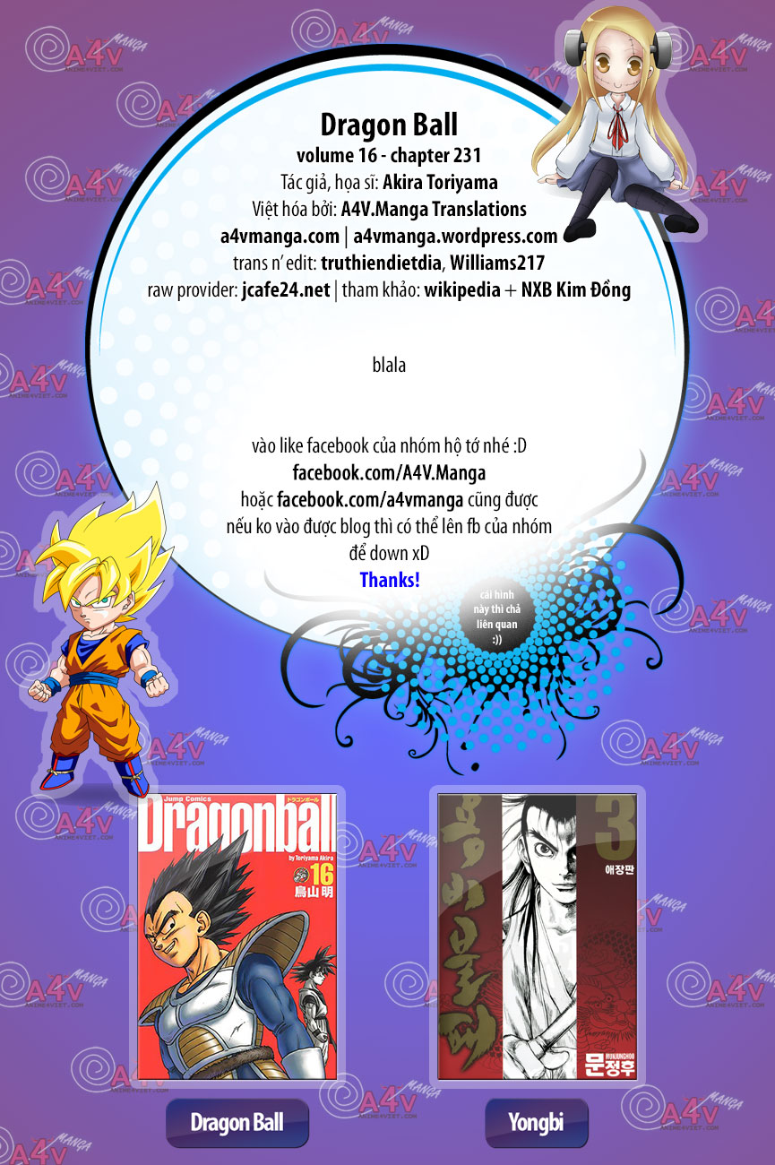 Dragon Ball - Bảy Viên Ngọc Rồng: Chapter 231