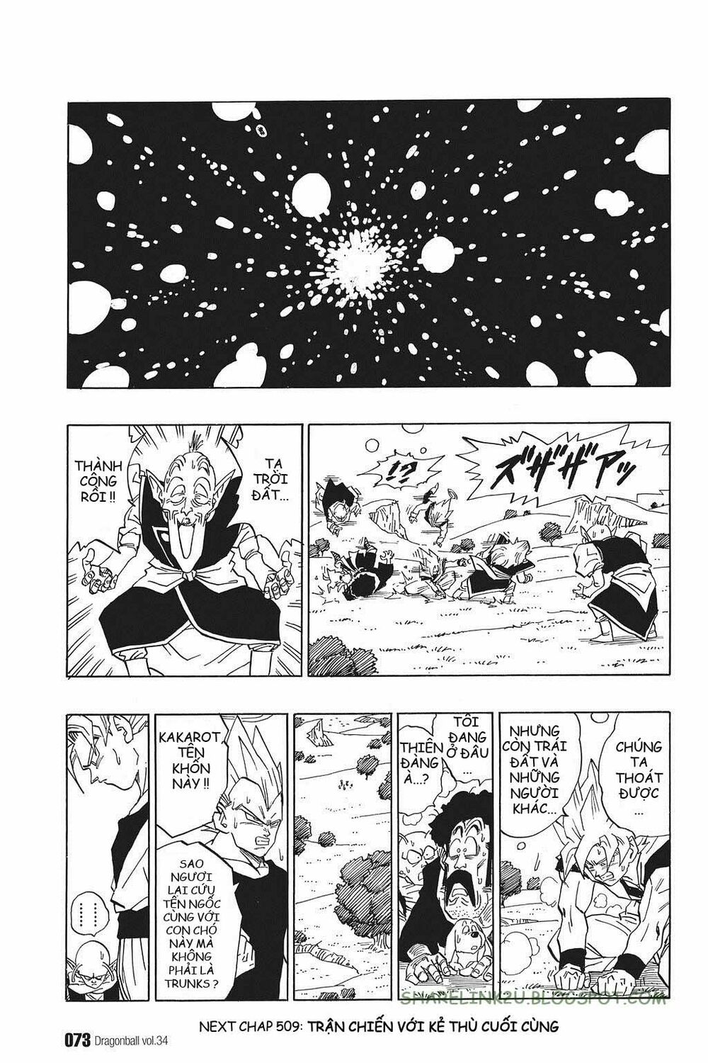 Dragon Ball - Bảy Viên Ngọc Rồng: Chapter 508